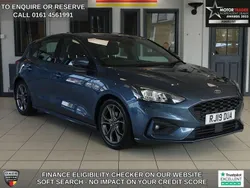 Blue Used 2019 Ford Focus ST-Line Hatchback | £10,770 (Fair price)