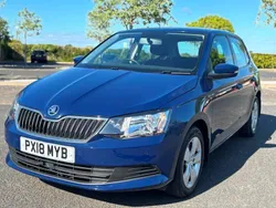Deep blue Used 2018 Skoda Fabia SE Hatchback | £10,995 (Fair price)