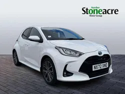 White Used 2022 Toyota Yaris Hybrid Hatchback | £17,295 (A bit pricey)