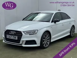 White Used 2017 Audi A3 Black Edition Sedan | £10,450 (Fair price)