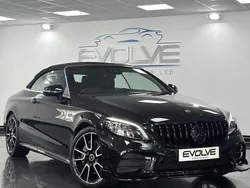 Black Used 2019 Mercedes C300 AMG Line Premium Cabriolet | £21,595 (Fair price)
