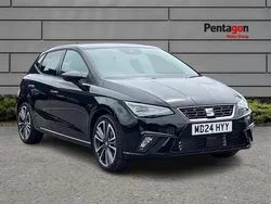 Midnight black Used 2024 Seat Ibiza Hatchback | £18,497 (A bit pricey)