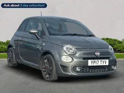 Grey Used 2017 Fiat 500 S Hatchback | £6,168 (Fair price)