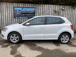 White Used 2017 VW Polo Edition Hatchback | £6,250 (Fair price)