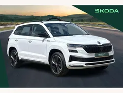 White Used 2023 Skoda Karoq SportLine SUV | £24,400 (Good price)