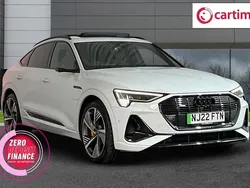 White Used 2022 Audi e-tron Comfort SUV | £36,233
