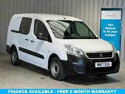 White Used 2017 Peugeot Partner S MPV | £8,985