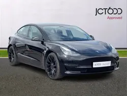 Black Used 2022 Tesla Model 3 Performance Sedan | £27,848 (Expensive)