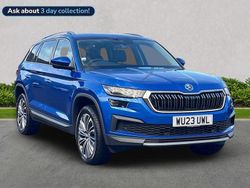 Race blue metallic Used 2023 Skoda Kodiaq SE L Executive SUV | £29,387 (Fair price)