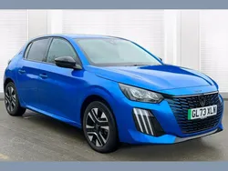 Vertigo blue Used 2023 Peugeot e-208 Style Hatchback | £16,093 (Fair price)
