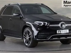 Black Used 2021 Mercedes GLE350e AMG line SUV | £43,059 (Fair price)