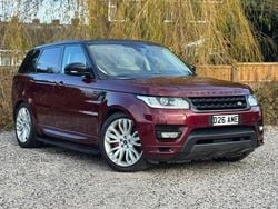 Red Used 2015 Land Rover Range Rover Sport Autobiography Dynamic SUV | £15,495 (Good price)