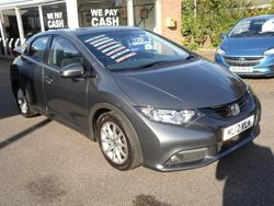 Grey Used 2012 Honda Civic ES Hatchback | £4,495 (A bit pricey)