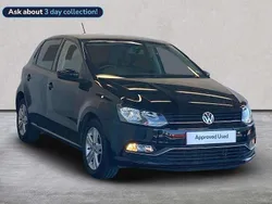 Black Used 2016 VW Polo Match Hatchback | £10,799 (Fair price)