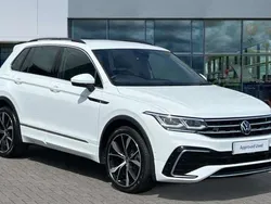 Pure white Used 2022 VW Tiguan R-line SUV | £29,154 (Fair price)