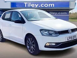 White Used 2015 VW Polo Design Hatchback | £8,990 (Fair price)