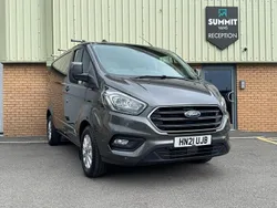 Grey Used 2021 Ford Transit Custom Limited Van | £17,695 (Fair price)