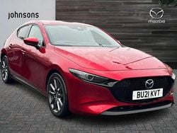 Red Used 2021 Mazda 3 Inclusive Hatchback | £15,496 (Fair price)