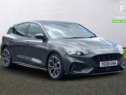 Grey Used 2018 Ford Focus ST-Line X Hatchback | £12,599 (Fair price)