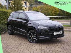 Black magic pearl effect Used 2023 Skoda Karoq SportLine SUV | £24,730 (Fair price)