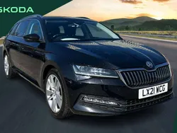 Black Used 2021 Skoda Superb SE L Estate | £19,630 (Fair price)