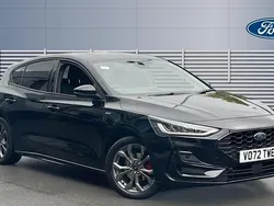 Black Used 2022 Ford Focus ST-Line Hatchback | £15,541 (Fair price)