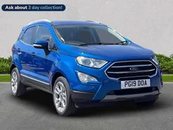 Blue Used 2019 Ford Ecosport Titanium SUV | £9,375 (Fair price)