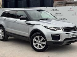 Silver Used 2018 Land Rover Range Rover evoque SE Estate | £13,995 (Good price)
