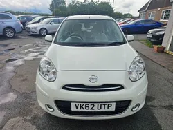 White Used 2012 Nissan Micra Shiro Hatchback | £5,495 (Fair price)