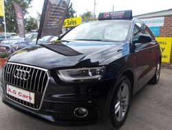 Black Used 2013 Audi Q3 S-Line SUV | £7,495 (A bit pricey)