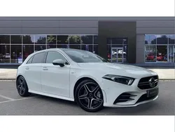 White Used 2019 Mercedes A35 AMG Premium Plus Hatchback | £24,360 (Fair price)