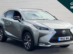 Silver Used 2015 Lexus NX300h Sport Line SUV | £16,848 (Fair price)
