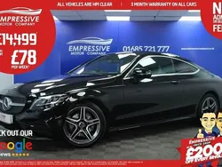 Black Used 2019 Mercedes C180 AMG line Coupe | £14,499 (Expensive)
