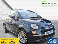 Blue Used 2013 Fiat 500 Lounge Hatchback | £7,295 (Fair price)