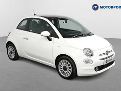 White Used 2020 Fiat 500 Lounge Hatchback | £9,349 (Fair price)