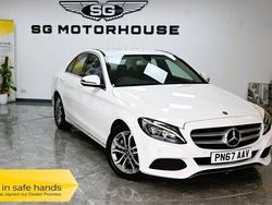 White Used 2017 Mercedes C220 Sedan | £14,985 (Fair price)
