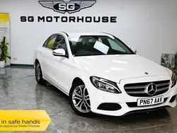White Used 2017 Mercedes C220 Sedan | £14,985 (Good price)