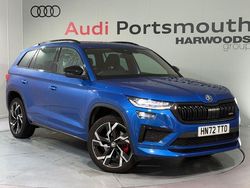 Blue Used 2022 Skoda Kodiaq vRS SUV | £31,590 (Fair price)