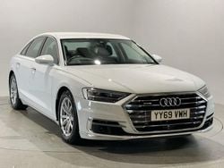 White Used 2019 Audi A8 Advanced Sedan | £28,999 (Fair price)