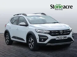 White Used 2022 Dacia Sandero Prestige Hatchback | £11,800 (Fair price)