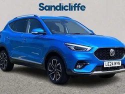 Metallic battersea blue Used 2022 MG ZS Exclusive Sedan | £16,800 (Fair price)