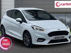 White Used 2019 Ford Fiesta ST-Line Hatchback | £9,495 (Fair price)