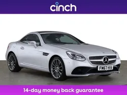 Silver Used 2018 Mercedes SLC180 AMG line Cabriolet | £15,949 (Fair price)