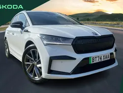 White New 2024 Skoda Enyaq iV SportlinePlus SUV | £33,994 (Good price)