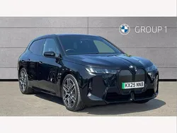Black sapphire metallic paint Used 2025 BMW iX M Sport SUV | £79,993