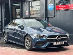 Blue Used 2021 Mercedes CLA180 AMG Line Premium Plus Sedan | £23,340 (Good price)