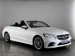 White Used 2018 Mercedes C200 AMG line Cabriolet | £17,450 (Good price)