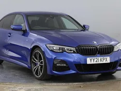 Blue Used 2021 BMW 330 M Sport | £27,998 (Fair price)