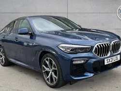 Blue Used 2021 BMW X6 M Sport SUV | £41,490 (Good price)