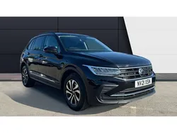 Black Used 2021 VW Tiguan Active SUV | £19,883 (Good price)